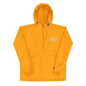 Traditional Lanc and Co Embroidered Champion Packable Jacket