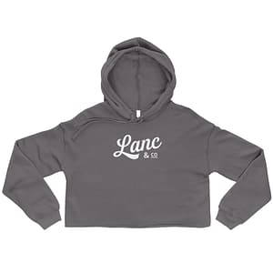 Traditional Lanc and Co Crop Hoodie