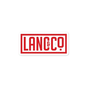 Modern Lanc and Co Bubble-free stickers