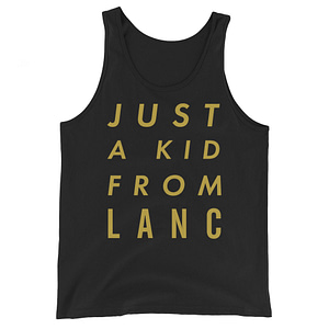 Just a Kid From Lanc Unisex Tank Top