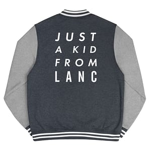 Just a Kid From Lanc Men's Letterman Jacket